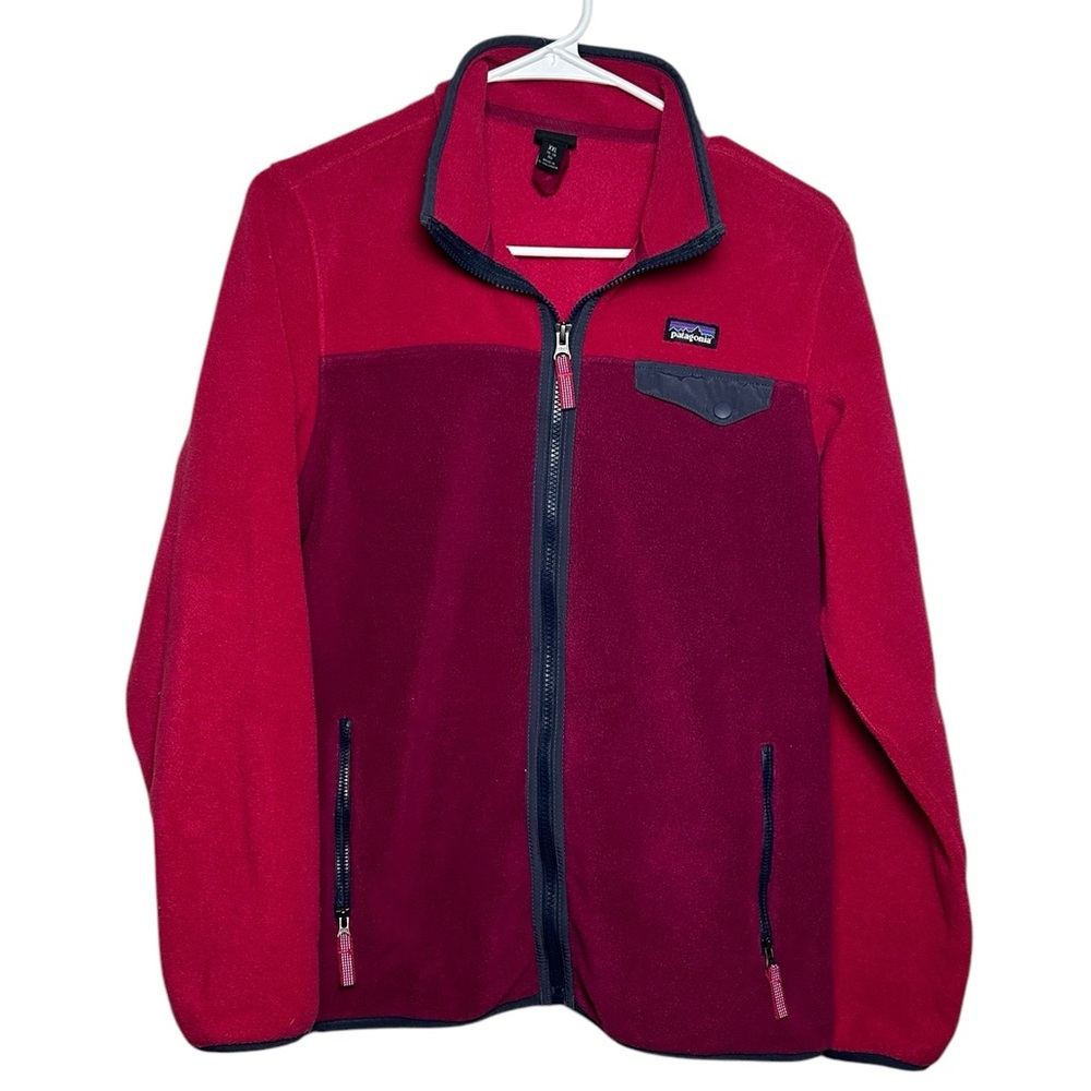 Patagonia Kids Lightweight Synchilla Snap T Fleece Jacket Coat Size XXL‎